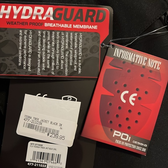 FLY TERRA TREK. Brand new never been worn motorcycle jacket for all climates. - Picture 10 of 10